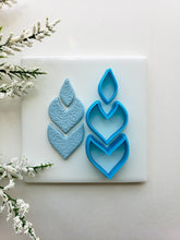 Load image into Gallery viewer, Leaf Trio Set | Floral Clay Cutter Set