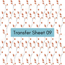 Load image into Gallery viewer, Transfer 09 | Peach Blossom | Polymer Clay Transfer Sheet