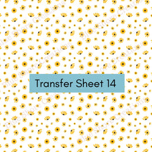 Load image into Gallery viewer, Transfer 14 | Black-Eyed Susan | Polymer Clay Transfer Sheet