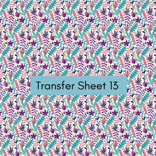 Load image into Gallery viewer, Transfer 13 | Cool Passion | Polymer Clay Transfer Sheet