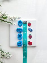 Load image into Gallery viewer, Fruit Snacks Stud Set | Fruit Polymer Clay Cutter
