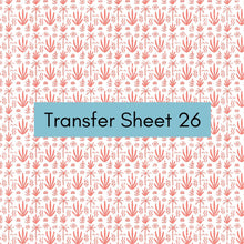 Load image into Gallery viewer, Transfer 26 | Coral | Polymer Clay Transfer Sheet