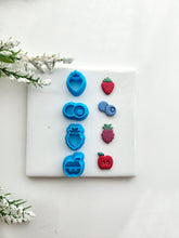 Load image into Gallery viewer, Fruit Snacks Stud Set | Fruit Polymer Clay Cutter