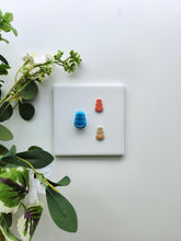 Load image into Gallery viewer, Stacked Pumpkin Stud | Fall Polymer Clay Cutter