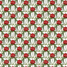 Load image into Gallery viewer, Transfer 41 | Poinsettia Mistletoe | Polymer Clay Transfer Sheet