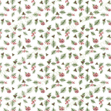 Load image into Gallery viewer, Transfer 42 | Candy Cane Pines | Polymer Clay Transfer Sheet