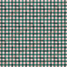 Load image into Gallery viewer, Transfer 44 | Christmas Plaid | Polymer Clay Transfer Sheet