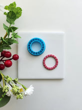 Load image into Gallery viewer, Candy Cane Wreath | Christmas Polymer Clay Cutter