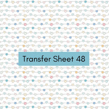Load image into Gallery viewer, Transfer 48 | Love Lines | Polymer Clay Transfer Sheet