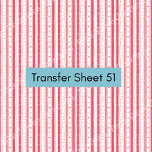 Load image into Gallery viewer, Transfer 51 | Love Stripes | Polymer Clay Transfer Sheet