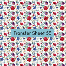 Load image into Gallery viewer, Transfer 53 | Mimosa Florals | Polymer Clay Transfer Sheet