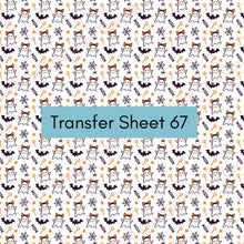 Load image into Gallery viewer, Transfer 67 | Ghosty Girls | Halloween | Fall Polymer Clay Transfer Sheet