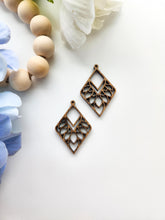 Load image into Gallery viewer, Delphine | Wood Earring Blank | Wood Findings