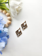 Load image into Gallery viewer, Delphine | Wood Earring Blank | Wood Findings