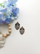 Load image into Gallery viewer, Strawberry | Wood Earring Blank | Wood Findings