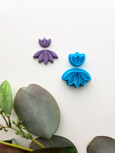 Lotus Dangle | Floral Clay Cutter