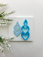 Load image into Gallery viewer, Leaf Trio Set | Floral Clay Cutter Set
