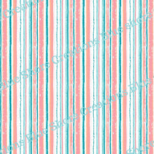 Load image into Gallery viewer, Transfer 02 | Coral Stripes | Polymer Clay Transfer Sheet
