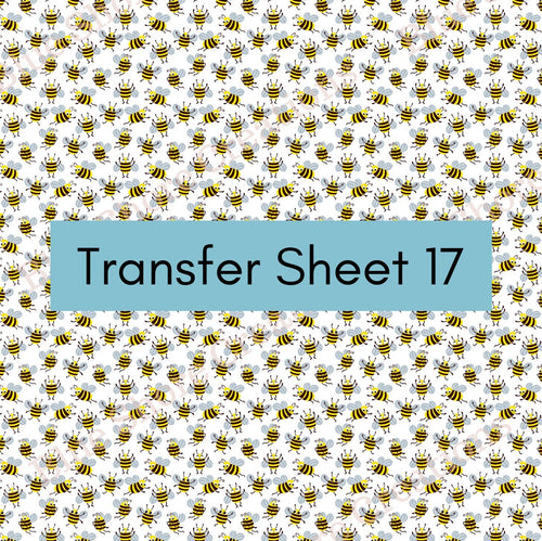 Transfer 17 | Bizzee Bee | Polymer Clay Transfer Sheet