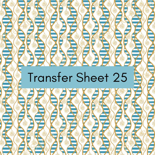 Transfer 25 | Sailors Rope | Polymer Clay Transfer Sheet