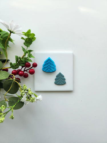 Chunky Tree | Christmas Polymer Clay Cutter