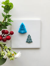 Load image into Gallery viewer, Bordered Christmas Tree | Christmas Polymer Clay Cutter
