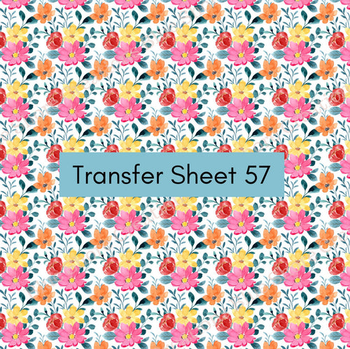 Transfer 57 | Party Bouquet | Polymer Clay Transfer Sheet