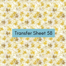 Load image into Gallery viewer, Transfer 58 | Golden Hibiscus | Polymer Clay Transfer Sheet
