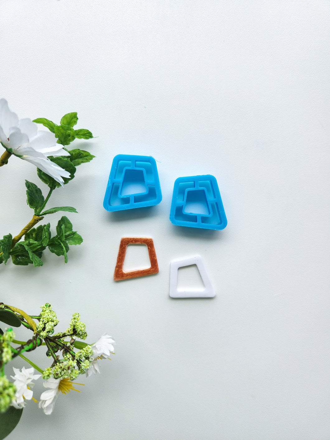 Trapezoid Cutout Set | Organic Polymer Clay Cutter