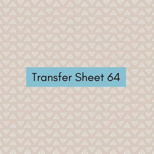 Transfer 64 | Triangle Dots | Polymer Clay Transfer Sheet