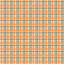 Load image into Gallery viewer, Transfer 76 | Pumpkin Patch Plaid | Halloween | Fall Polymer Clay Transfer Sheet
