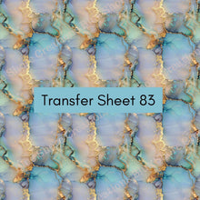Load image into Gallery viewer, Transfer 83 | Faux Lavender Moon Quartz | Alcohol Ink | Fall Polymer Clay Transfer Sheet
