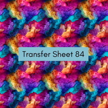 Load image into Gallery viewer, Transfer 84 | Rainbow Quartz | Alcohol Ink | Fall Polymer Clay Transfer Sheet
