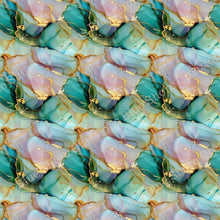 Load image into Gallery viewer, Transfer 86 | Faux Labradorite | Alcohol Ink | Fall Polymer Clay Transfer Sheet
