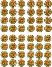 Load image into Gallery viewer, Transfer 89 | Marigold | Stained Glass | Polymer Clay Transfer Sheet
