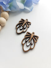 Load image into Gallery viewer, Moth | Wood Earring Blank | Wood Findings
