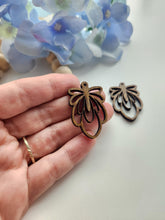 Load image into Gallery viewer, Moth | Wood Earring Blank | Wood Findings
