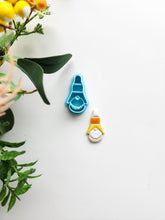 Load image into Gallery viewer, Candy Corn Gnome | Fall | Halloween Polymer Clay Cutter
